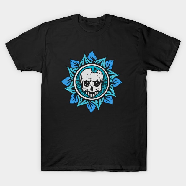 Flower skull T-Shirt by Dayone